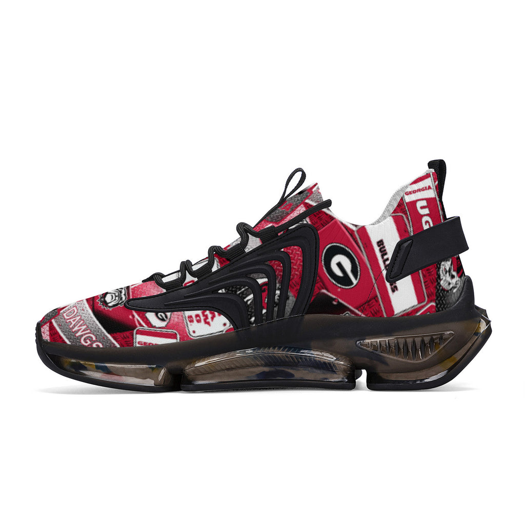 NDO-GA Bulldogs-All Over SF_S36 Air Max React Sneakers - Black