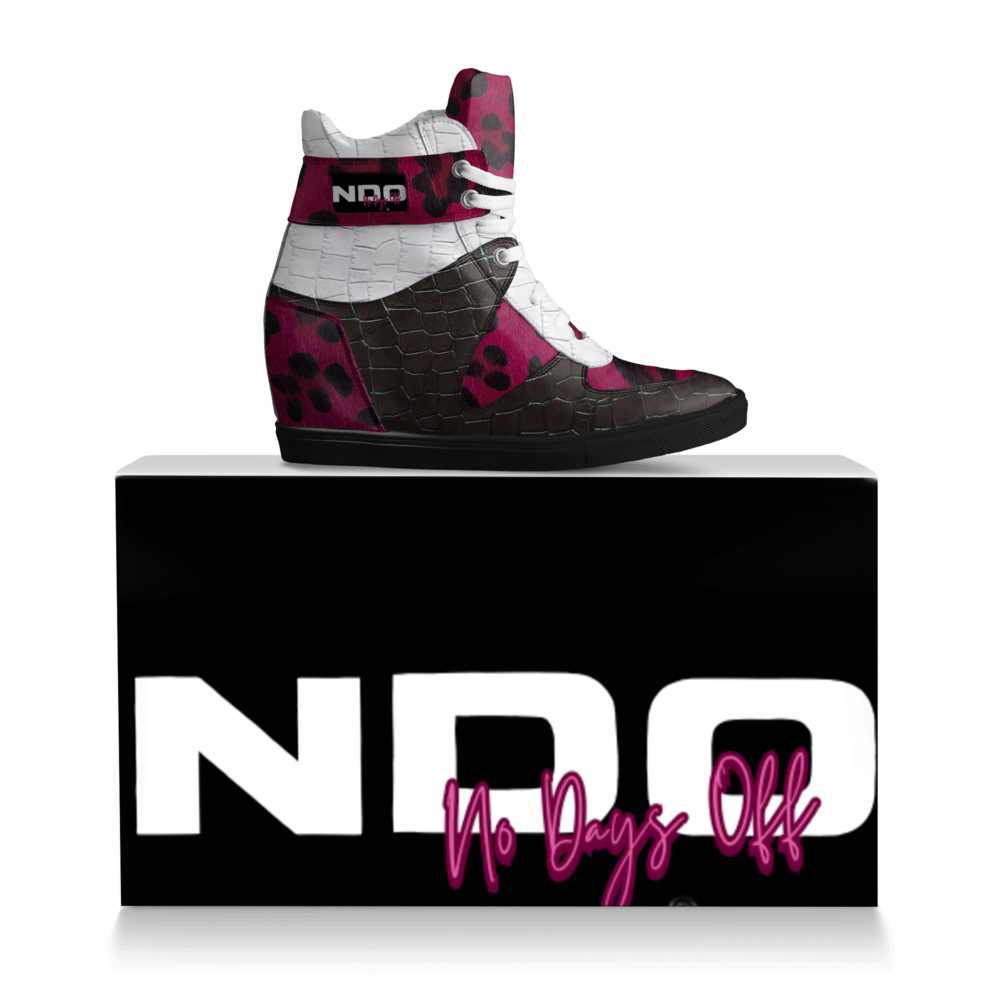 TimeForward NDO Designs Lace up Wedge Sneaker By Tina