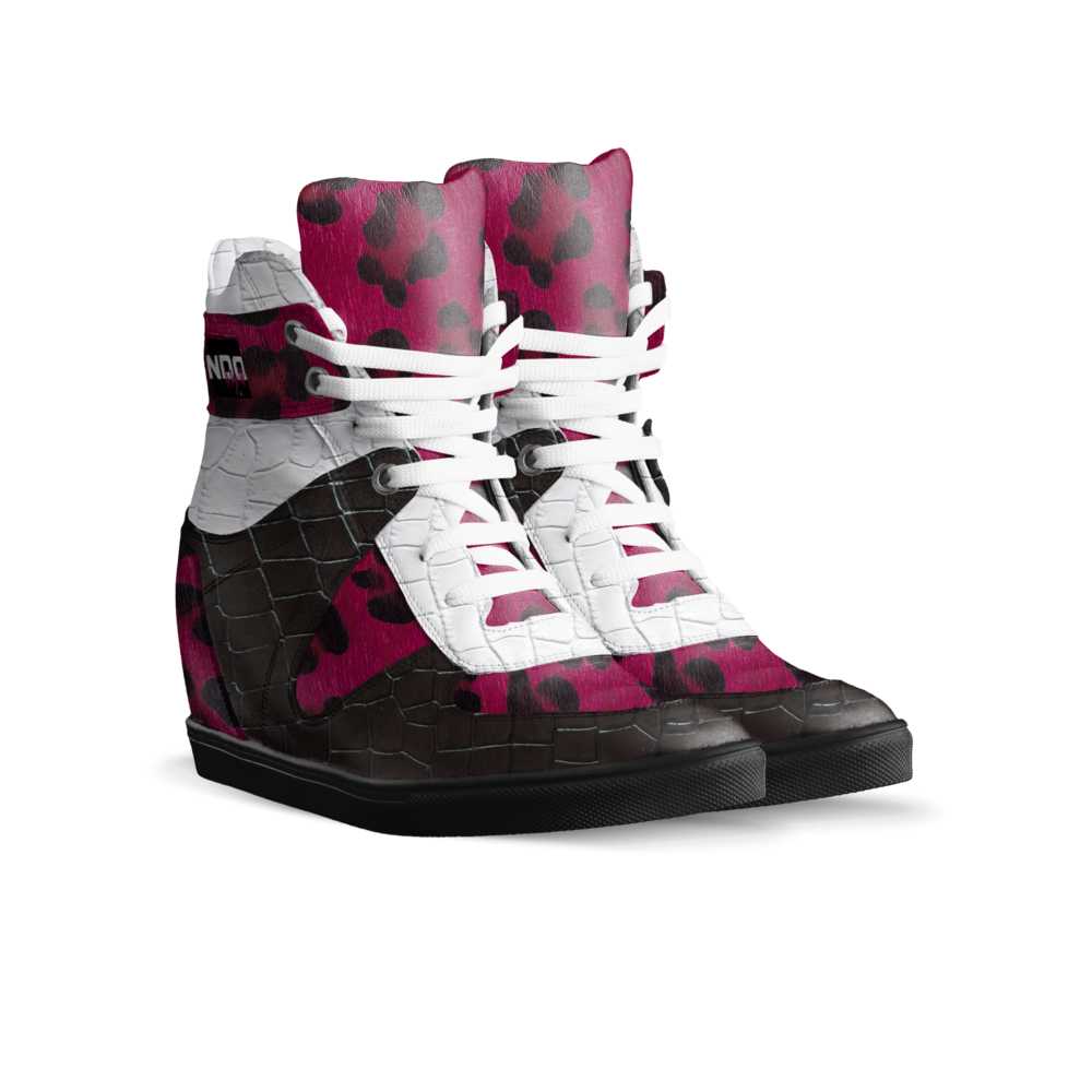 TimeForward NDO Designs Lace up Wedge Sneaker By Tina