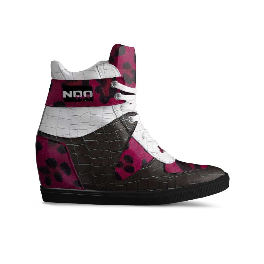 TimeForward NDO Designs Lace up Wedge Sneaker By Tina