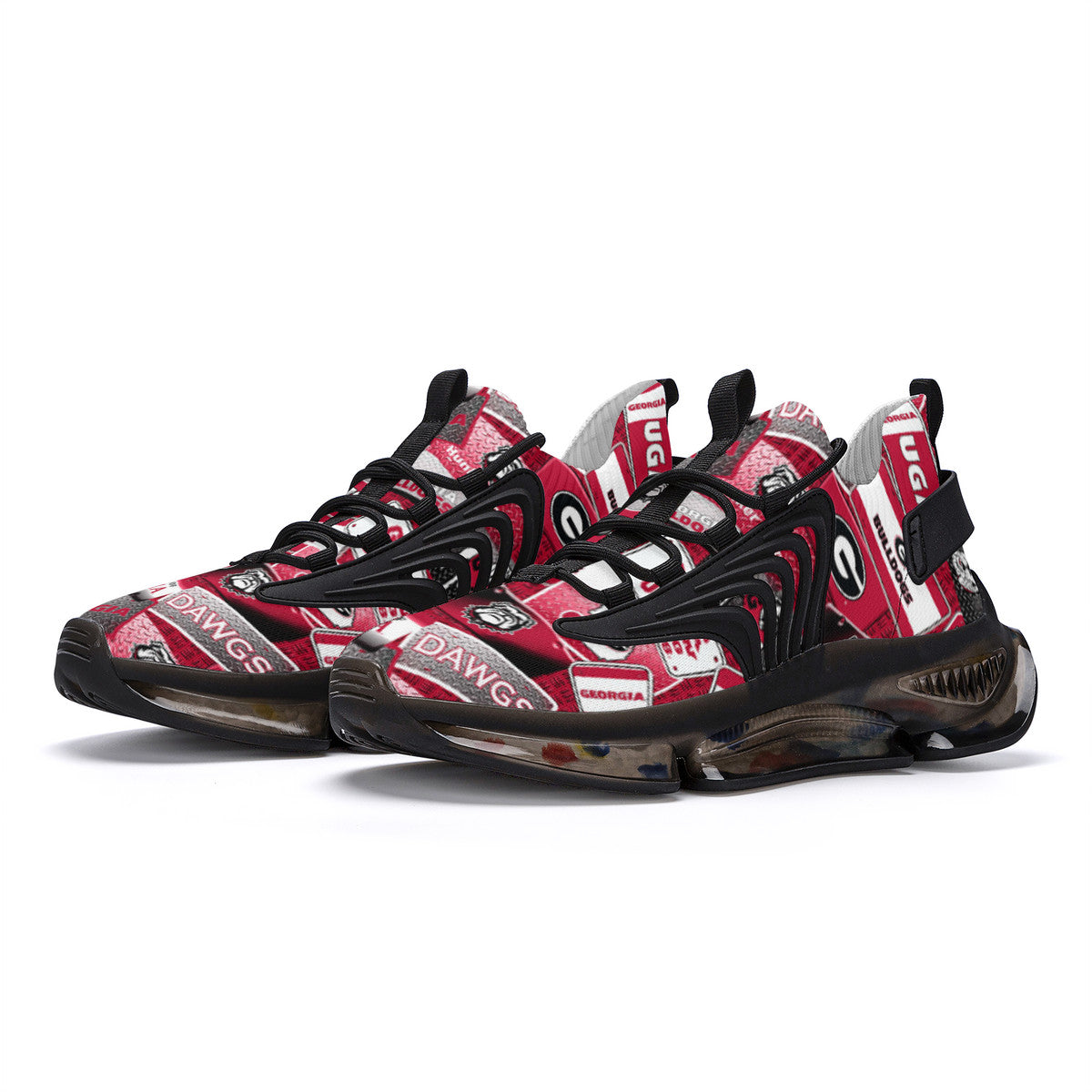 NDO-GA Bulldogs-All Over SF_S36 Air Max React Sneakers - Black