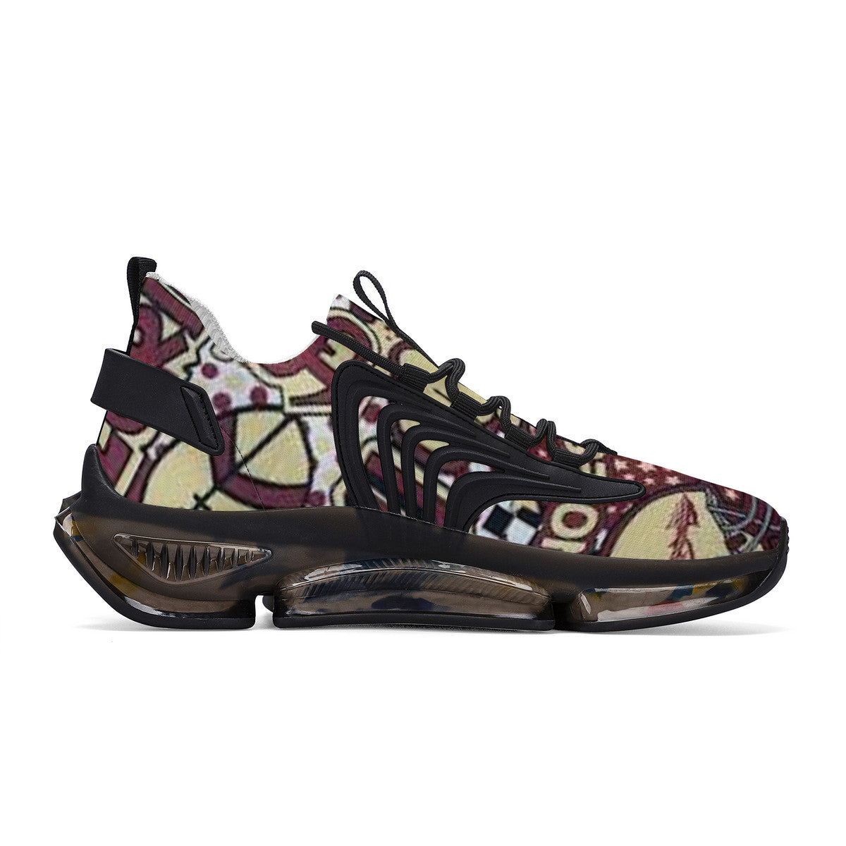 NDO Designs-FSU Seminoles SF_S36 Air Max React Sneakers - Black