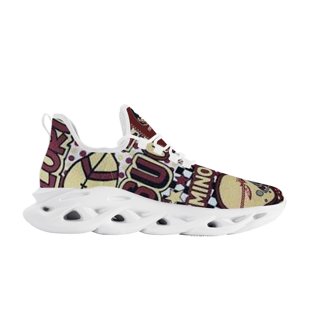 NDO-FSU Seminoles Football SF_K14 Flex Control Sneaker - White